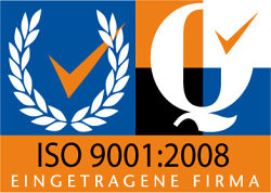 Wir sind zertifiziert nach ISO9001:2008