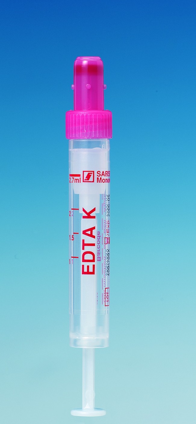 S-Monovette Fluorid / EDTA, 2,7 ml