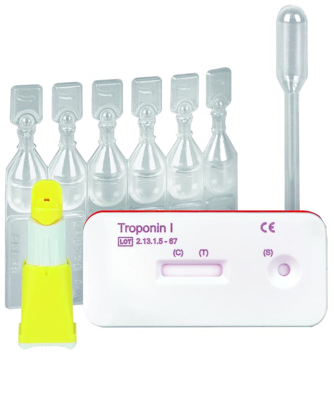 Troponin Infarkt-Test mit Pipetten